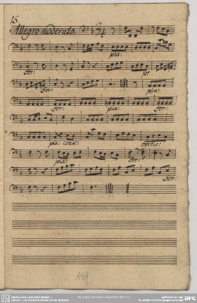 15. Allegro moderato, F-Dur