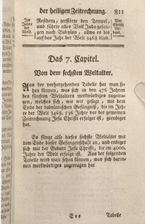 Das 7. Capitel. Von dem sechsten Weltalter.
