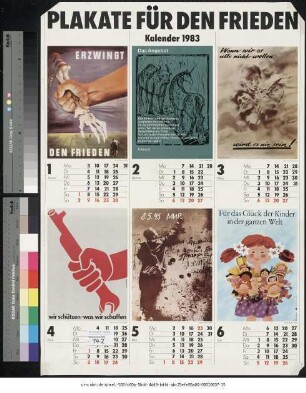 Originaltitel: Plakate für den Frieden Kalender 1983