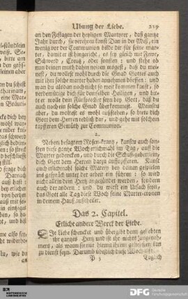 Das 2. Capitel. Etliche andere Werck der Liebe.