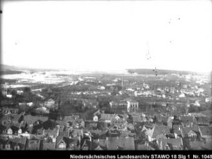 Blick über Wolfenbüttel nach Nordwesten (älterer Positivabzug vorhanden)