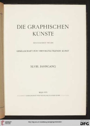 48: Die Graphischen Künste