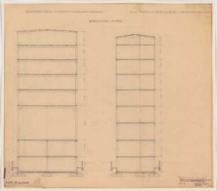 I.G.-Farben, Frankfurt/Main Verwaltungsgebäude: Schema der Eisenkonstruktionen 1:100 (wie Inv.Nr. 3948)