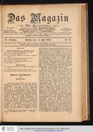 Nr. 30. - 25. Juli 1896