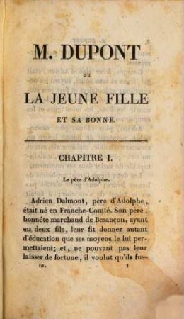 Oeuvres complètes de Ch. Paul de Kock. 21, M. Dupont ou la jeune fille et sa bonne ; t. 3