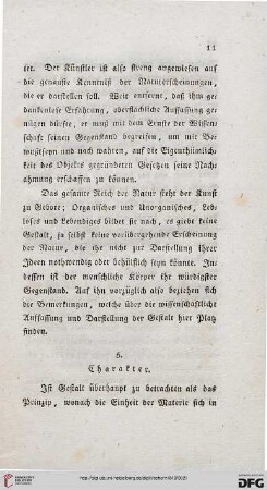 5: Charakter