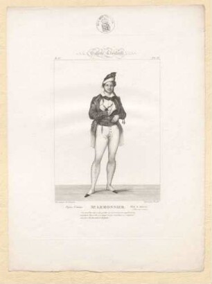 Kostümbilder aus "Galerie Théâtrale": Théâtre de l'Opera Comique