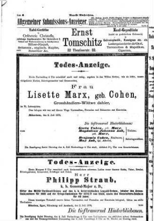 Neueste Nachrichten. 1876 = Jg. 29, 7 - 9