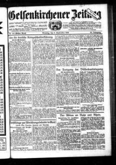 Gelsenkirchener Zeitung. 1902-1940