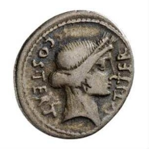 Münze, Denar, 46 v. Chr.