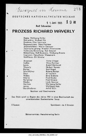 Prozess Richard Waverly