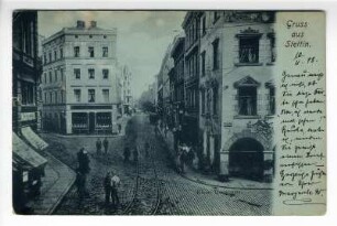 Gruss aus Stettin. Kleine Domstrasse.