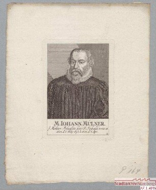 M. Johann Mülner (Molitor)
