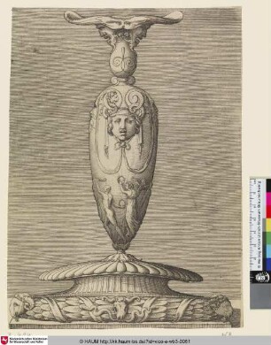 [Autre, dont le manche est de la forme d'un vase ovale; Candlestick with a Faun and a Bacchante; Kerzenleuchter mit Faun und Bacchantin]