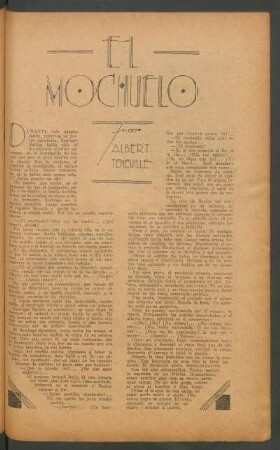 El mochuelo : Ilustró Campillo