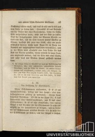 § 15 Von Aufführung der Scheidemauern