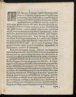 Lucae Osiandri Antisturmius Unus.