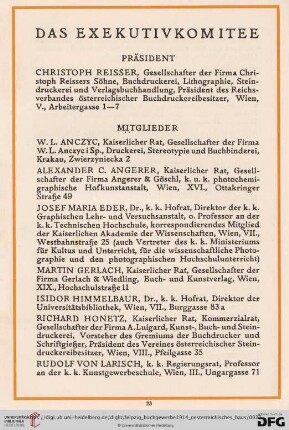 Das Exekutivkomitee