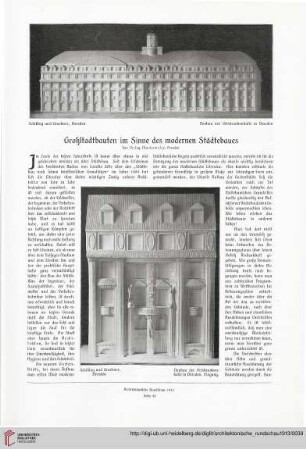 29: Großstadtbauten im Sinne des modernen Städtebaues