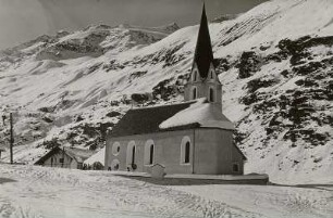 Obergurgl (Österreich)- Pfarrkirche Obergurgl (1726, 1924 Erweiterung; C. Holzmeister)