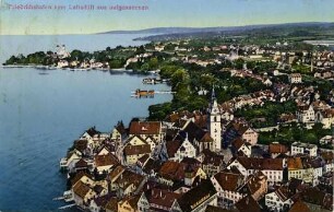 "Friedrichshafen vom Luftschiff aus aufgenommen"