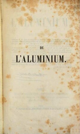 De l'aluminium, ses propriétés, sa fabrication et ses applications
