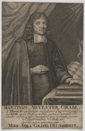 Bildnis des Martinus Silvester Grabe
