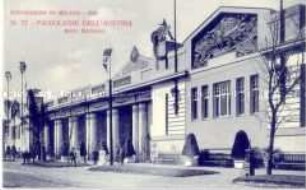 Ansicht des österreichischen Pavillons auf der Internationalen Ausstellung 1906 in Mailand