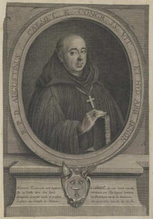 Bildnis des Augustinus Calmet