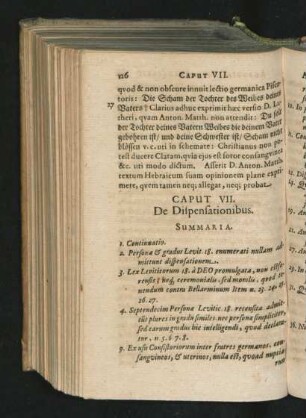 Caput VII. De Dispensationibus.