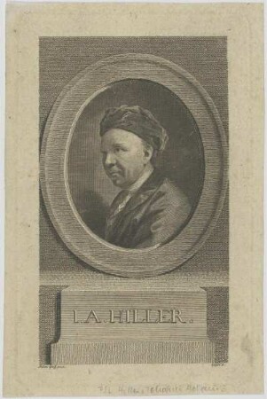 Bildnis des I. A. Hiller
