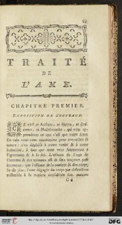 Traité de l'ame