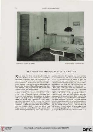 Das Zimmer der heranwachsenden Kinder