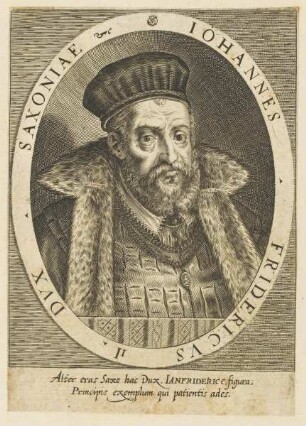 Bildnis des Iohannes Fridericvs II. Dvx Saxoniae