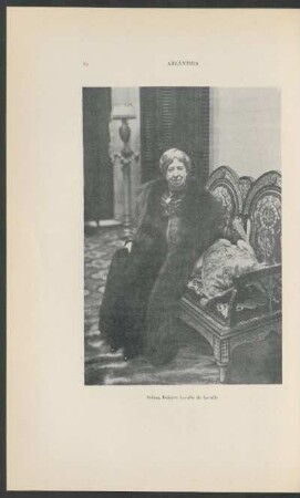 [Fotografía de] Señora Dolores Lavalle de Lavalle