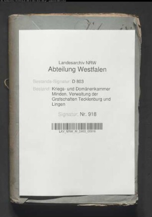 Die Beschwerden der Untertanen über Dienste und Dienstgelder in der Grafschaft Lingen