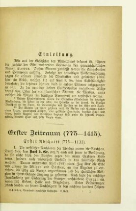 Erster Zeitraum (775 - 1415)