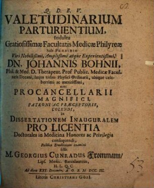 Valetudinarium parturientium