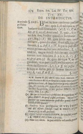 Tit. XV. De Interdictis.