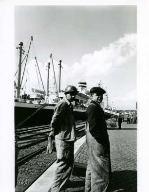 Hamburg. Hafen. Hafenarbeiter