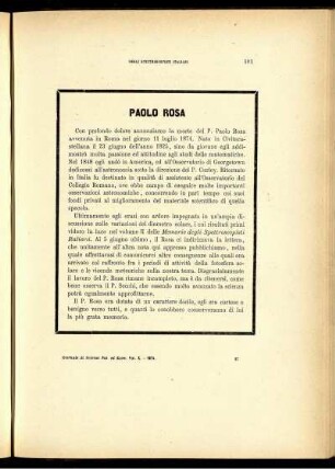 Paolo Rosa