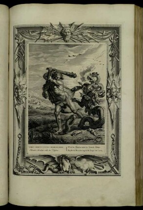 Combat D'Hercule Contre L'Hydre De Lerne