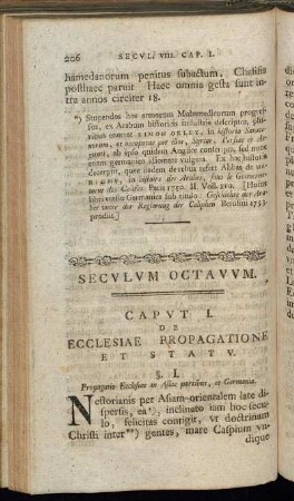 Seculum Octavum.