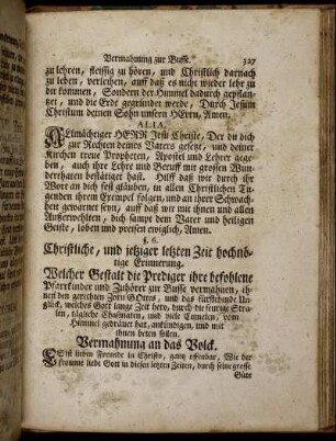 §.6. [Vermahnung zur Busse.] - §.7. Von Anordnung sonderlicher Bettagen.