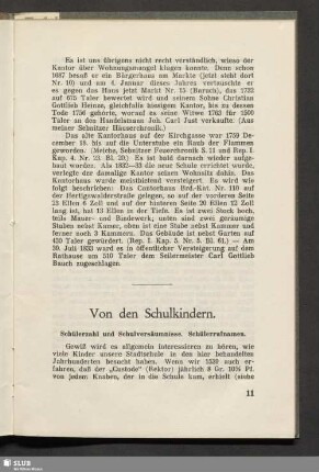 Von den Schulkindern