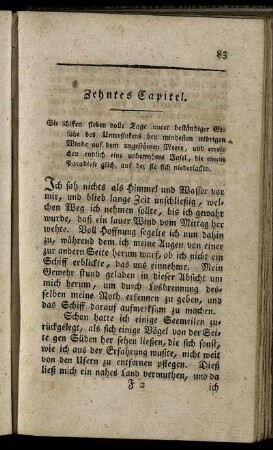 Zehntes Capitel.