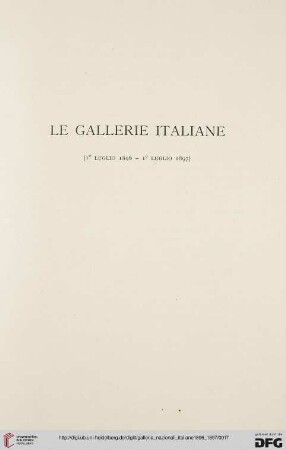 Le gallerie italiane