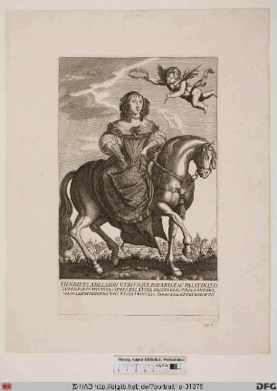 Bildnis Henriette Adelheid, Kurfürstin von Bayern, geb. Prinzessin von Savoyen