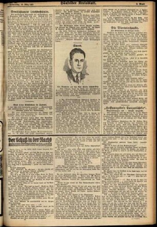 Zweite Ausgabe vom Donnerstag, den 10. März 1927.