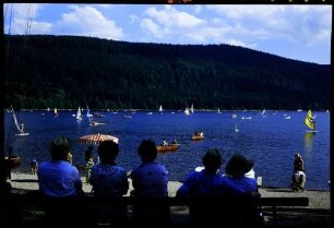 Titisee: Publikum am Seeufer